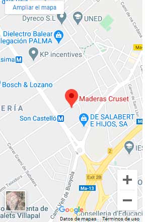 Ver Maderas Cruset en Google Maps